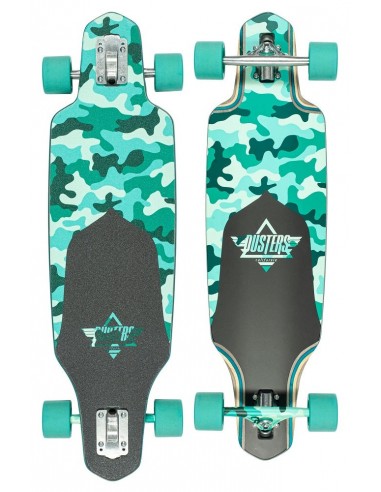 DUSTERS COMPLETE LONGBOARD CHANNEL DRAGONFLY CAMO chez Cornerstreet bien 