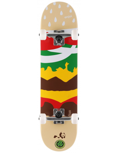 SKATE COMPLET ENJOI MID 7.375 X 29.8 BURGER TIME MULTI s'inspire de l'anatomie humaine