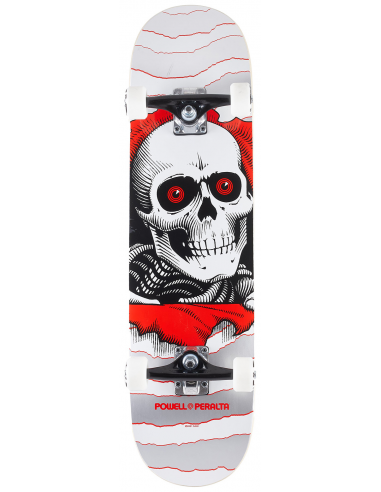 SKATE COMPLET POWELL PERALTA 8.0 X 31.45 RIPPER ONE OFF SILVER pas cheres