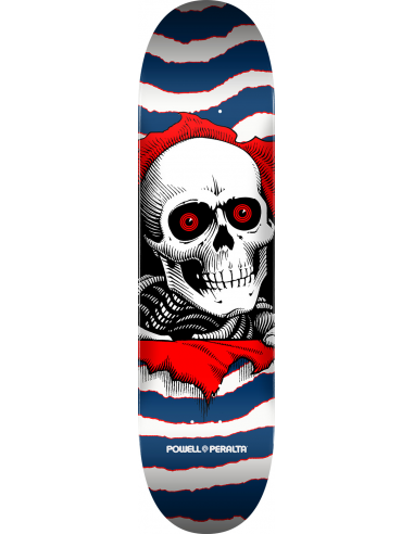 PLATEAU de SKATE POWELL PERALTA PP RIPPER ONE OFF NAVY 7.75 X 31.08 basket pas cher