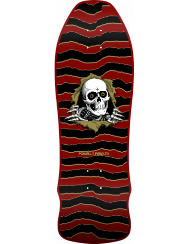 PLATEAU de SKATE POWELL PERALTA REISSUE GEEGAH RIPPER MAROON 9.75 X 30 de votre