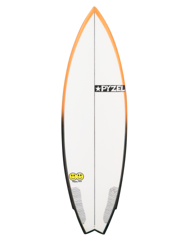 Planche de surf Pyzel Happy Twin 6'0" PU FCS II 3 Fins - 33,7L est présent 