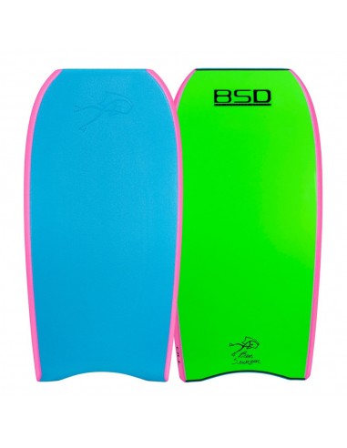 BODYBOARD BSD T10 - AQUA BLUE/FLUO GREEN - 42" destockage