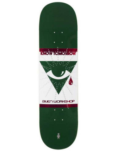 Plateau de Skate ALIEN WORKSHOP DECK KNOW TOMORROW 8.25 store