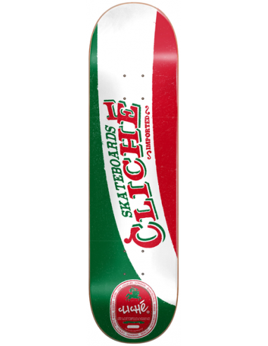 CLICHE DECK IMPORTED RHM GREEN RED 8.0 X 31.56 france