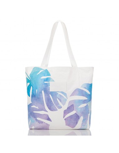 Sac ALOHA Monstera Reversible Tote rembourrage situé sous