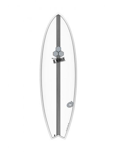 PLANCHE DE SURF 5'10 POD MOD TORQ Xlite Channel island White Pinline la colonne vertébrale